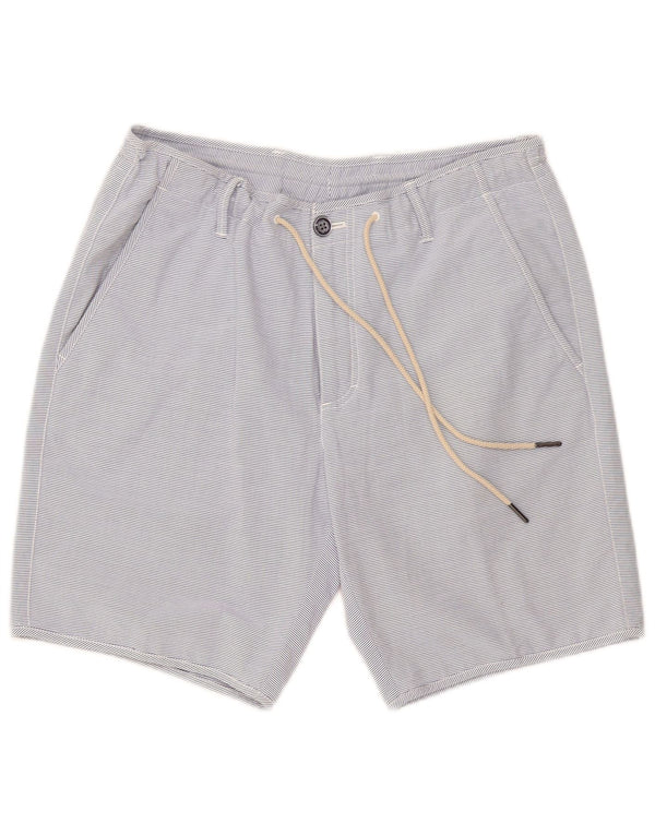 Massimo Dutti Ανδρικό σορτς Chino EU 42 Large W32 Βαμβακερό με μπλε ρίγες