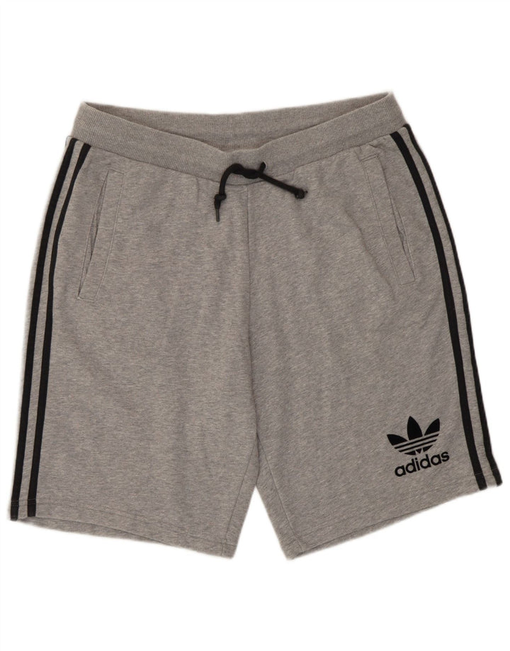 Ανδρικό αθλητικό σορτς Adidas με μεγάλο γκρι φλύκταινο