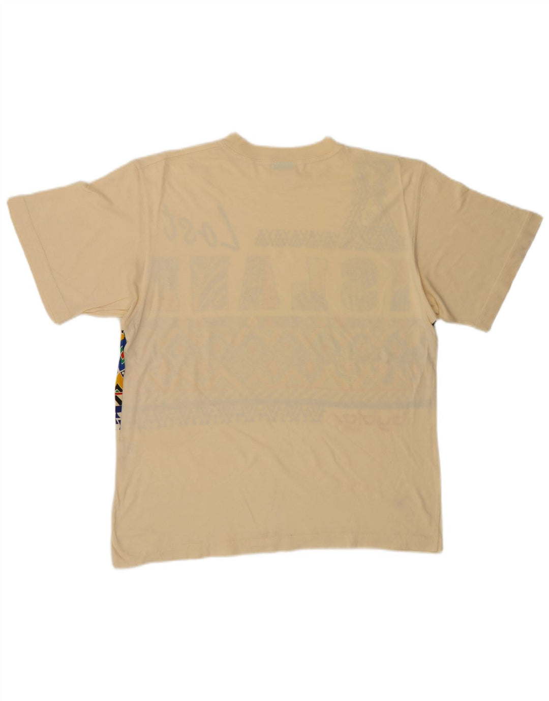 Ανδρικό γραφικό T-Shirt Byblos Top Large Beige Βαμβακερό