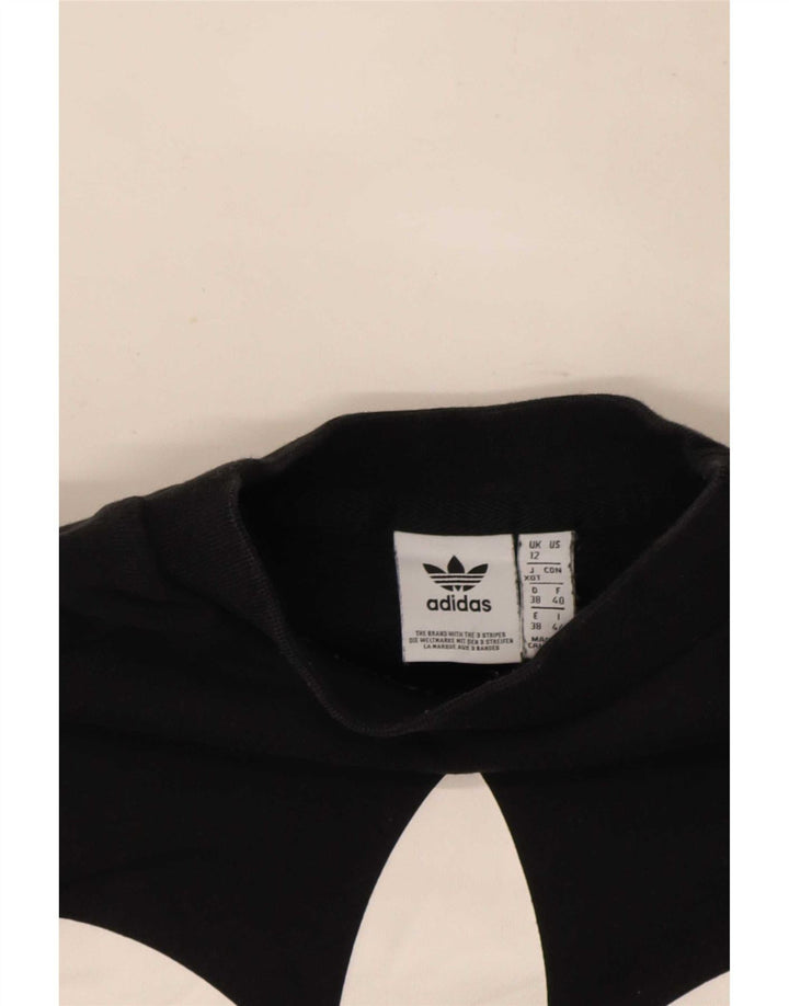 Γυναικείο Φούτερ Adidas Graphic Jumper UK 12 Medium Black
