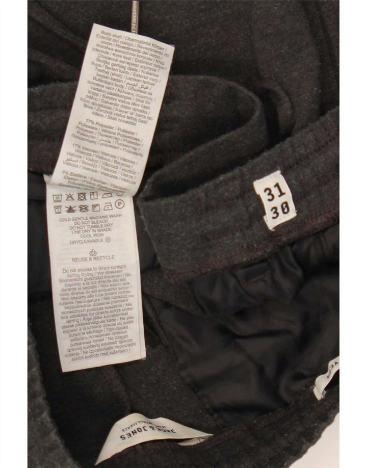 Ανδρικό Cropped Παντελόνι Jack & Jones W31 L24 Grey Polyester