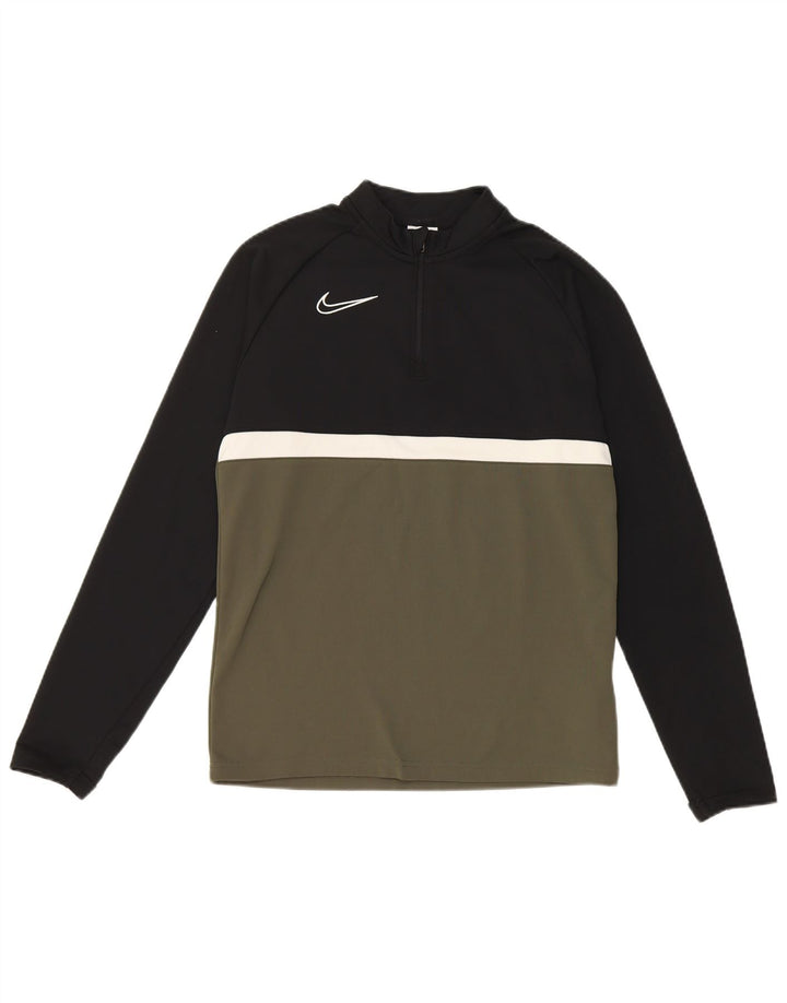 Nike Boys Dri Fit πουλόβερ αθλητική φόρμα 12-13 ετών Large Green