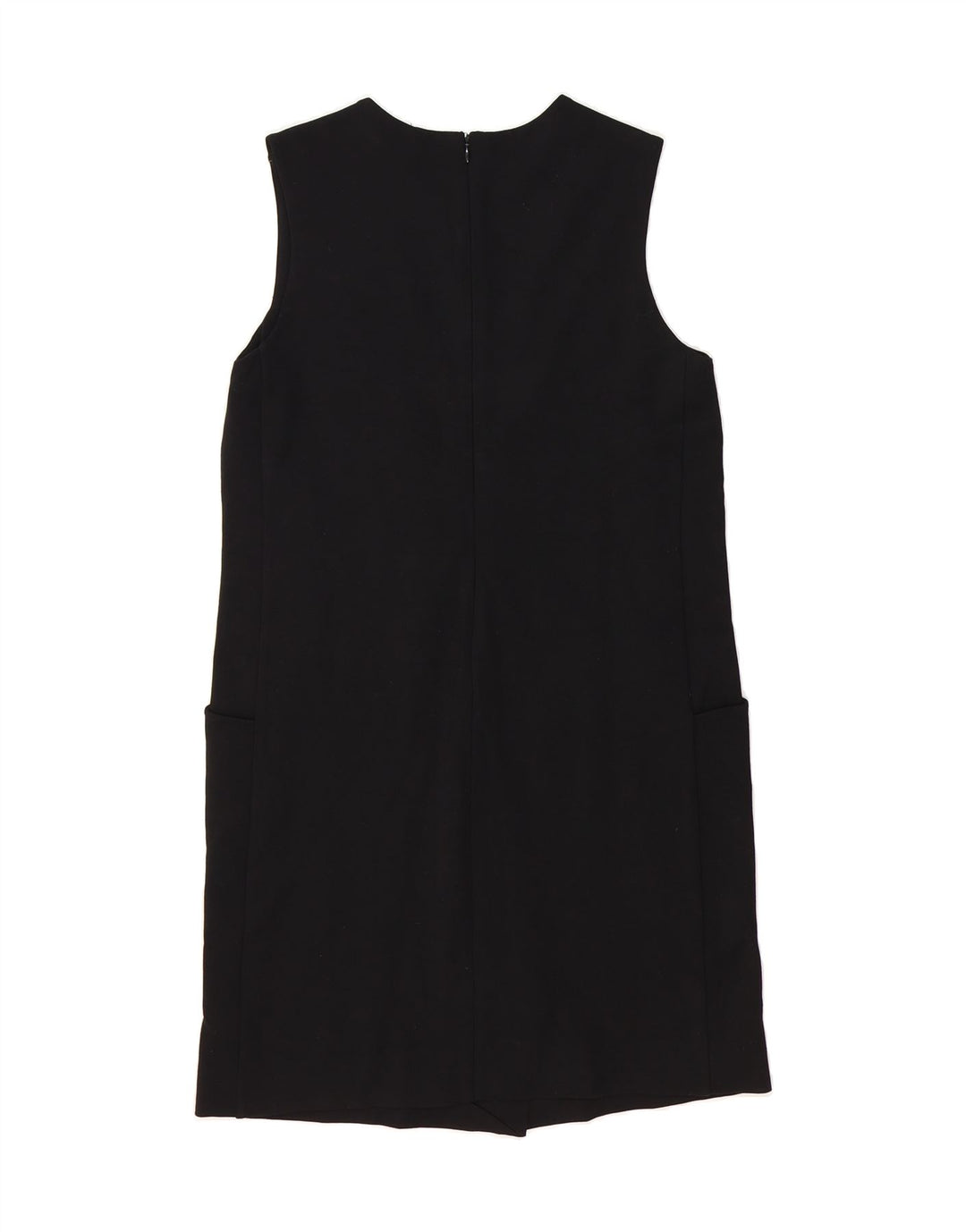 MANGO Womens Sleeveless Shift Dress UK 12 Medium Black Viscose Vintage Mango and Second-Hand Mango from Messina Hembry 