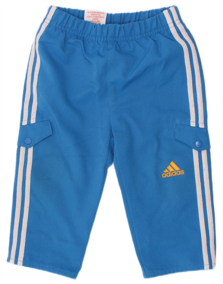 Παντελόνι αθλητικής φόρμας Adidas Baby Boys Cargo 6-9 μηνών μπλε πολυεστέρα