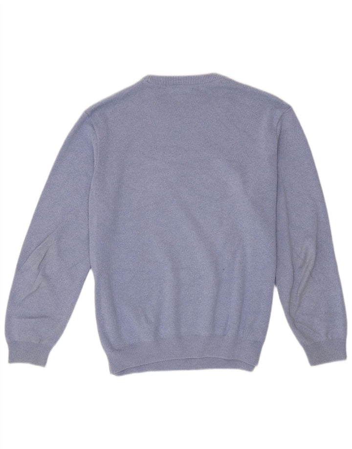 Ανδρικό πουλόβερ Zara Crew Neck Jumper Μεσαίο Μπλε