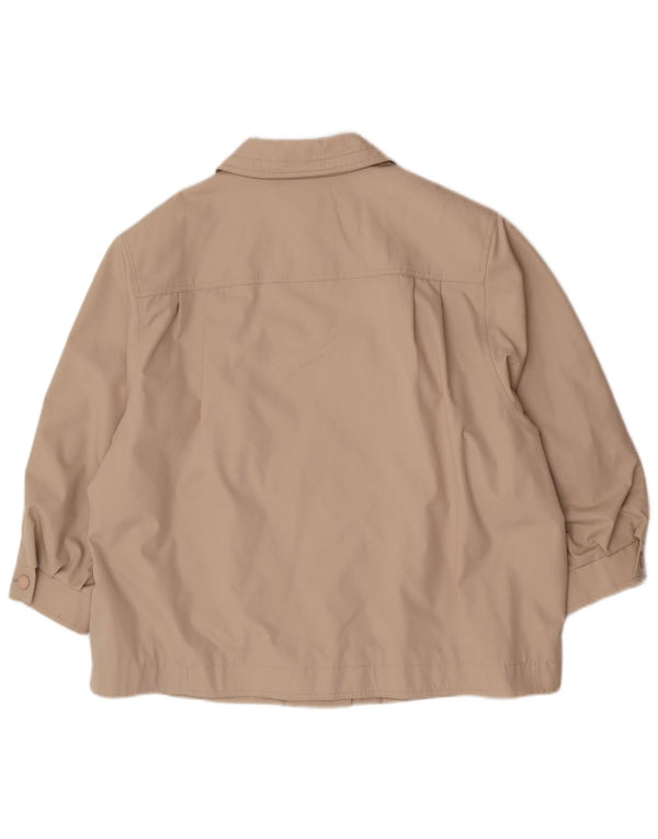 Γυναικείο κοντό πανωφόρι Louisoder EU 50 3XL Beige Polyester
