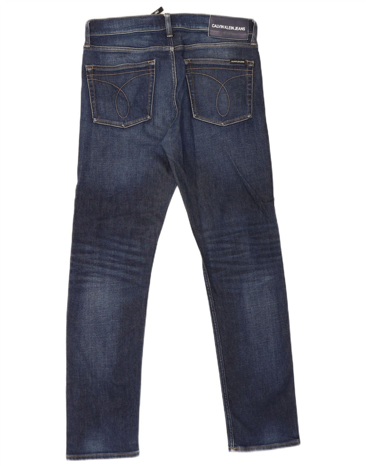 Calvin Klein Ανδρικό Slim Jeans W32 L32 Navy Blue Cotton