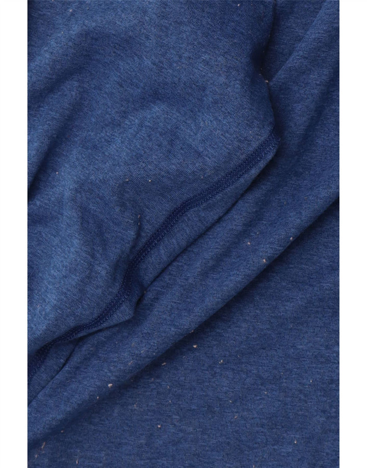 L.L.BEAN Mens Top Long Sleeve Large Blue Polyester