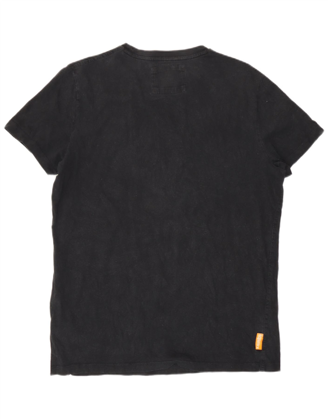 Ανδρικό μπλουζάκι Superdry Top μεγάλο μαύρο βαμβακερό