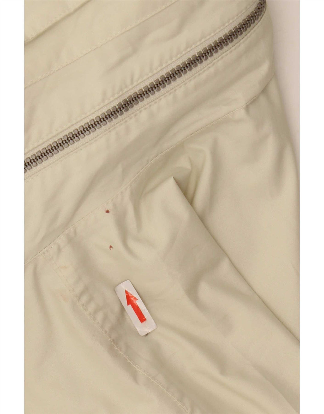 Elho Ανδρικό μπουφάν βροχής με κουκούλα Loose Fit UK 36 Small White Polyester