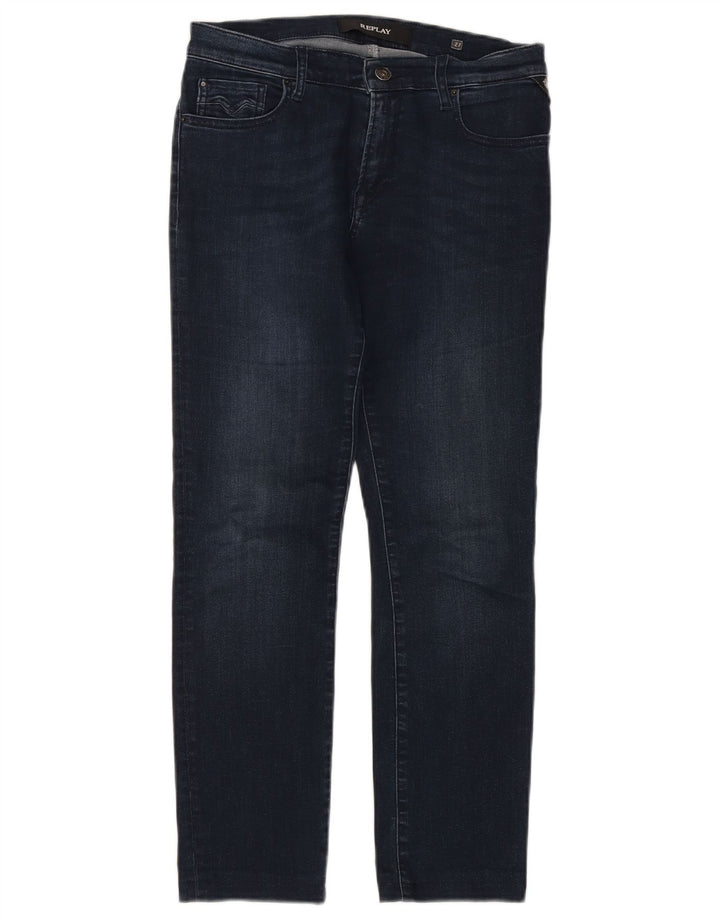 Replay Γυναικείο Slim Jeans W27 L28 Navy Blue