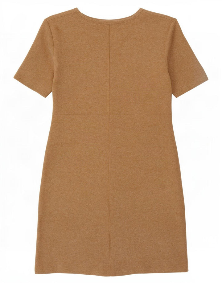 Zara Γυναικείο Φόρεμα Shift UK 10 Small Beige
