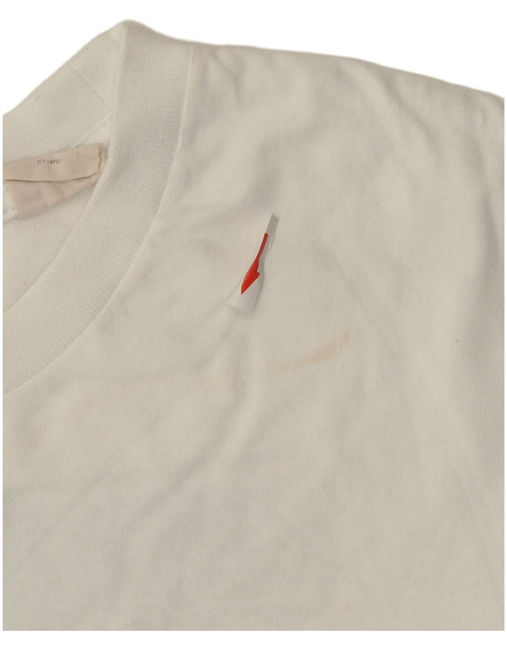 Ανδρικό γραφικό T-Shirt Timberland Top μεγάλο λευκό βαμβακερό