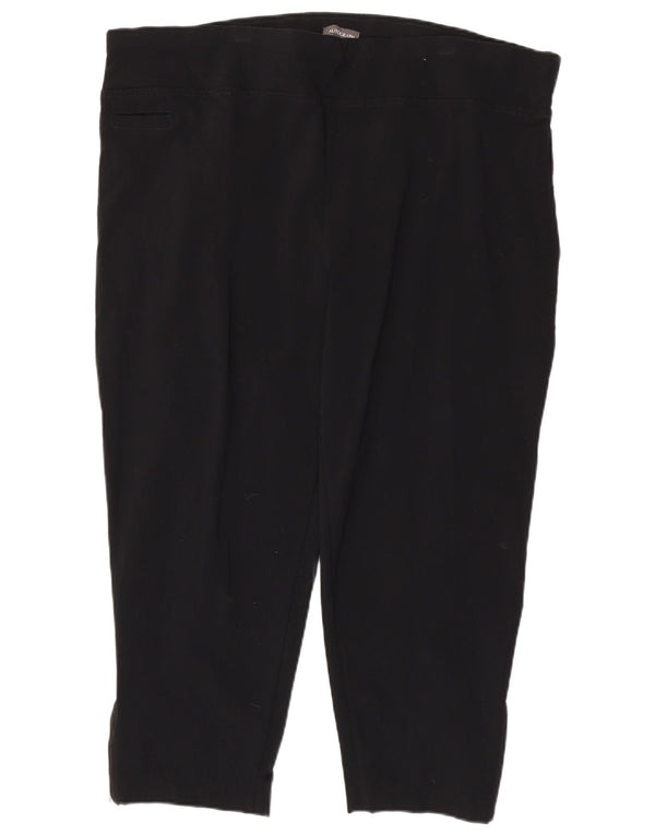 Marks & Spencer Γυναικεία Κολάν Crop UK 26 5XL Μαύρη βισκόζη