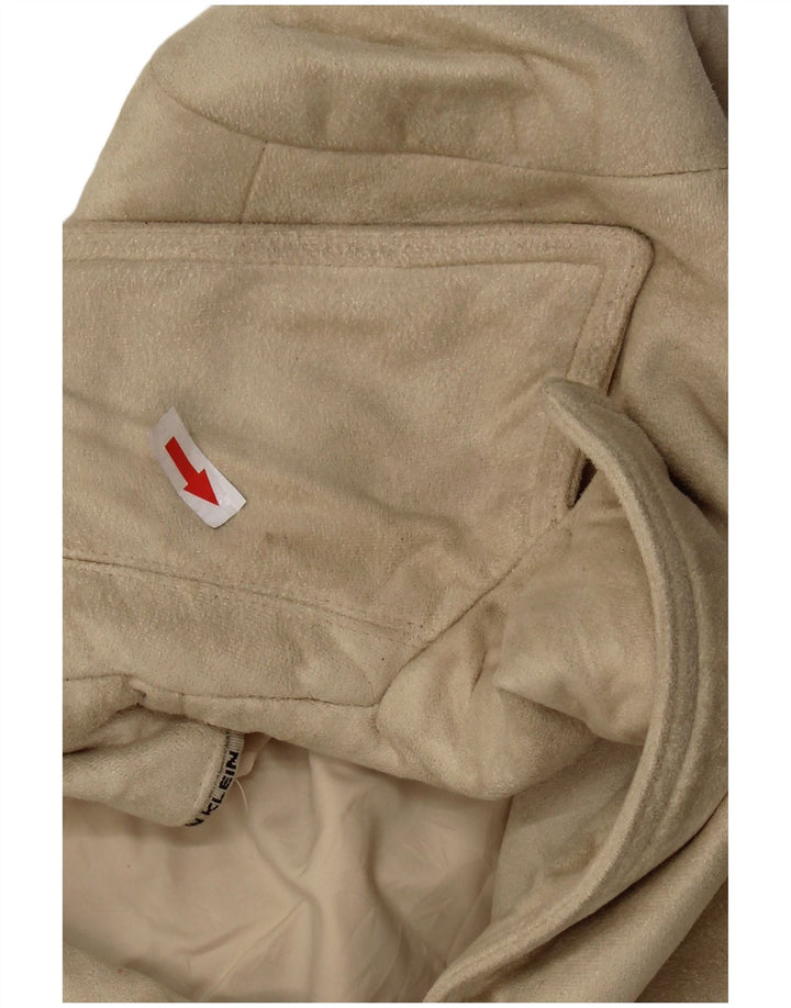 CALVIN KLEIN Γυναικείο σακάκι 3 κουμπιών UK 16 μεγάλο μπεζ πολυεστέρα