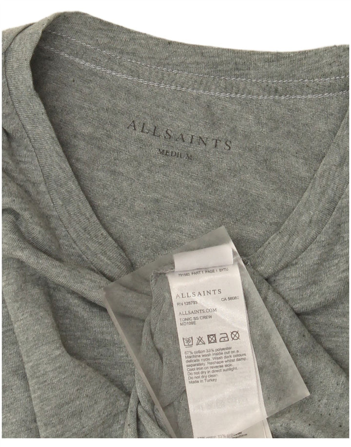 Ανδρικό T-Shirt All Saints Τοπ μεσαίο πράσινο βαμβακερό