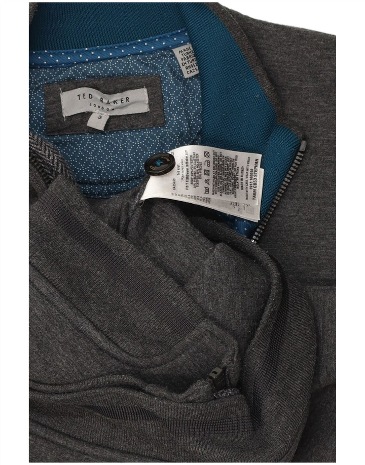 Ανδρική φόρμα Ted Baker Top Jacket Size 3 Medium Grey Polyester