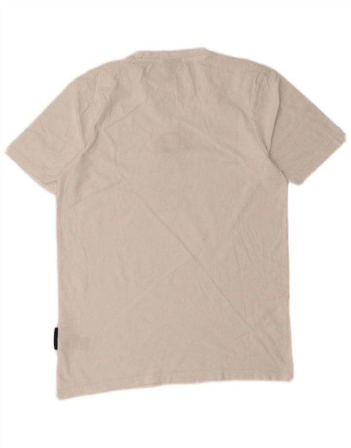 Ανδρικό γραφικό T-Shirt Ellesse Top Μεσαίο λευκό βαμβακερό