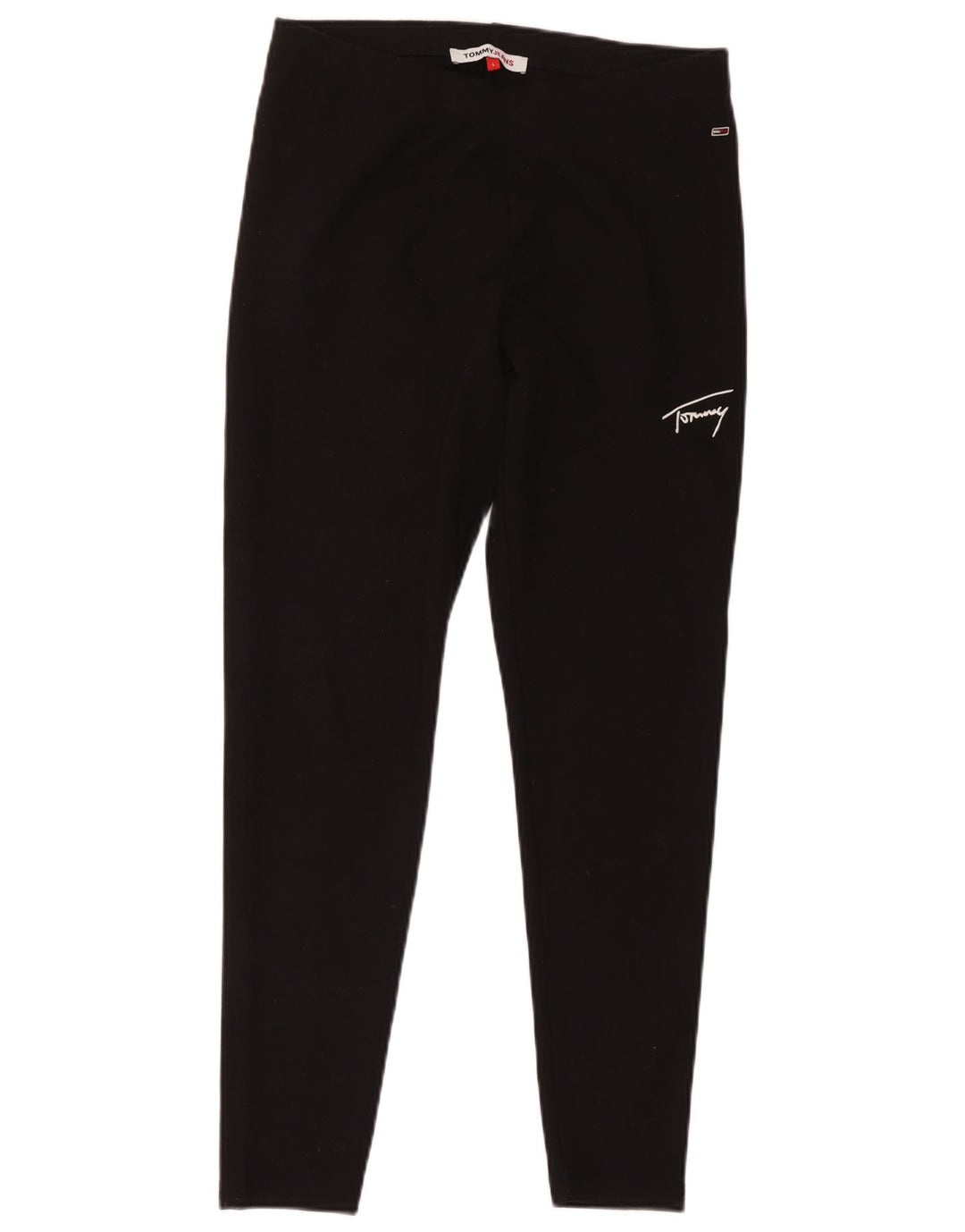 Γυναικείο κολάν Tommy Hilfiger UK 16 Large μαύρο πολυεστέρα