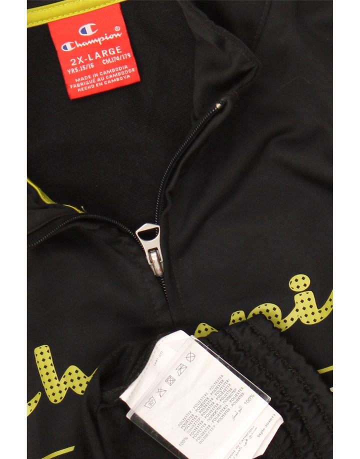 Champion Boys Graphic αθλητική φόρμα Top Jacket 15-16 ετών 2XL Μαύρο Πολυεστέρα