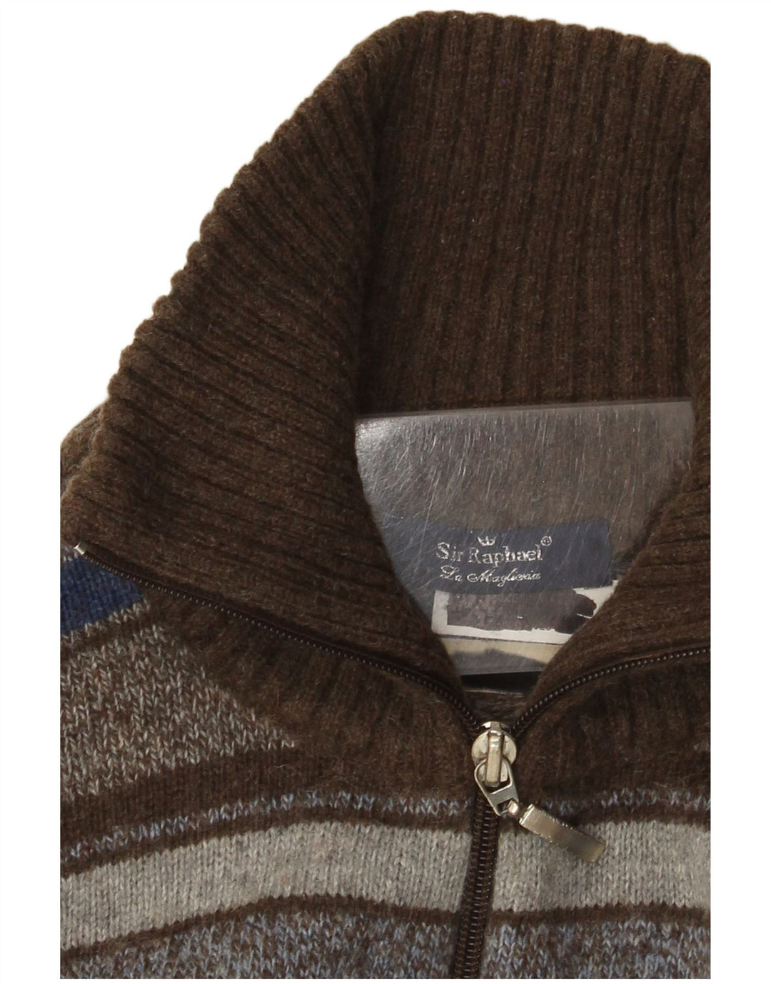 Vintage Ανδρικό Ζακέτα πουλόβερ Μεσαίο Πολύχρωμο Ριγέ