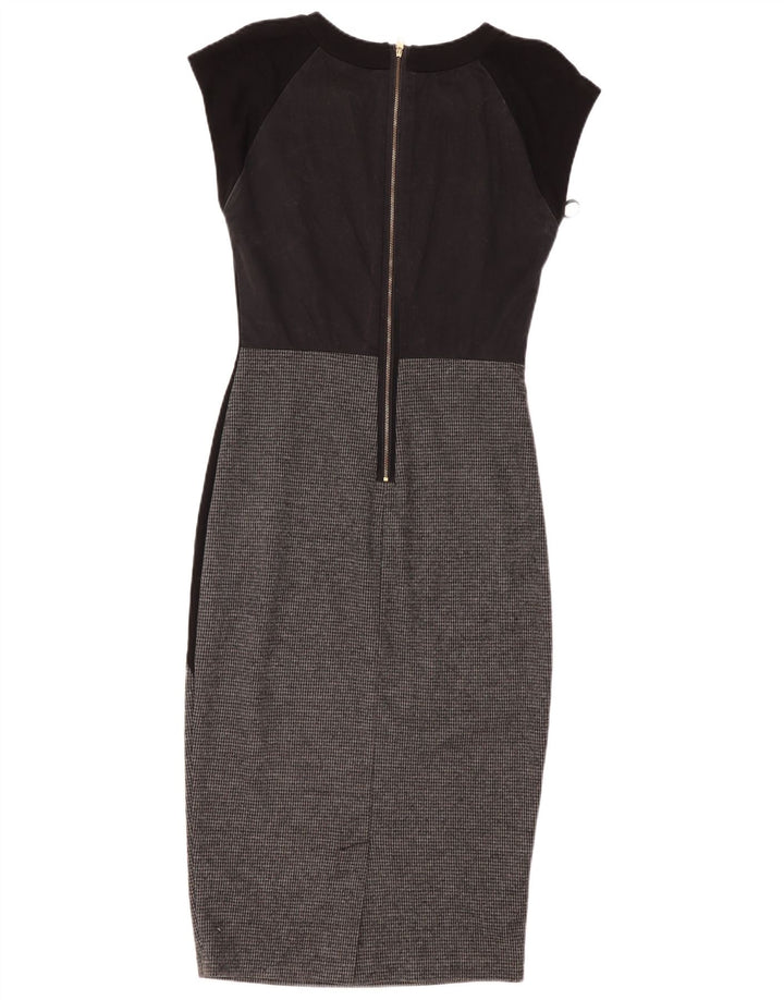 Ted Baker Γυναικείο Φόρεμα Bodycon Μέγεθος 2 Small Black Colourblock Πολυεστέρας
