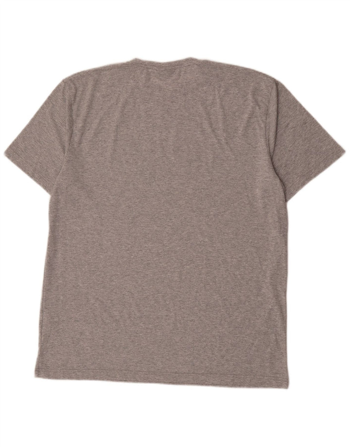 Μουσείο Ανδρικό γραφικό T-Shirt Top 2XL Γκρι βαμβακερό