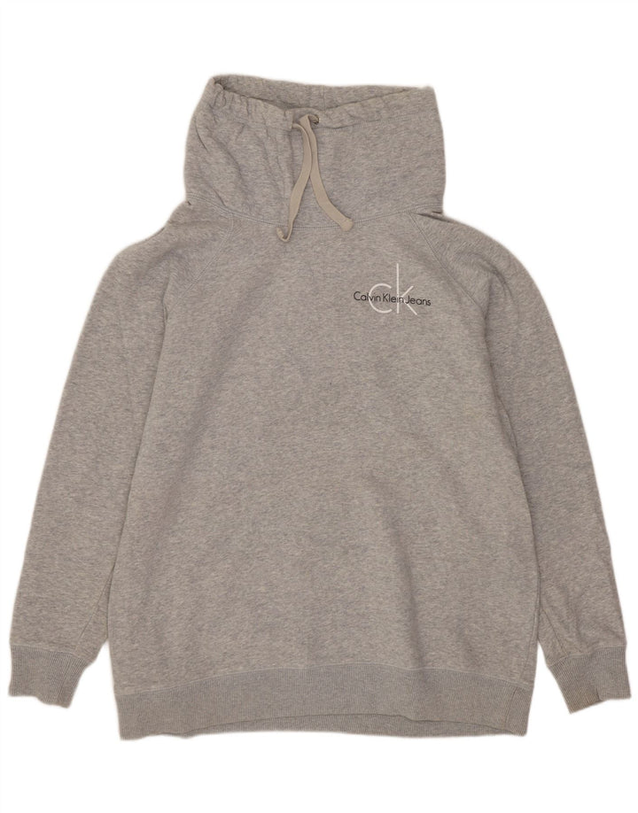 Γυναικείο φούτερ CALVIN KLEIN JEANS Jumper UK 14 Medium Grey Flecked