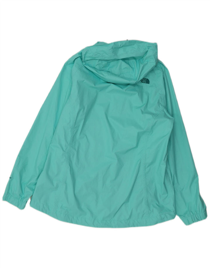 THE NORTH FACE Γυναικείο Hyvent Hooded Rain Jacket UK 18 XL Turquoise Nylon
