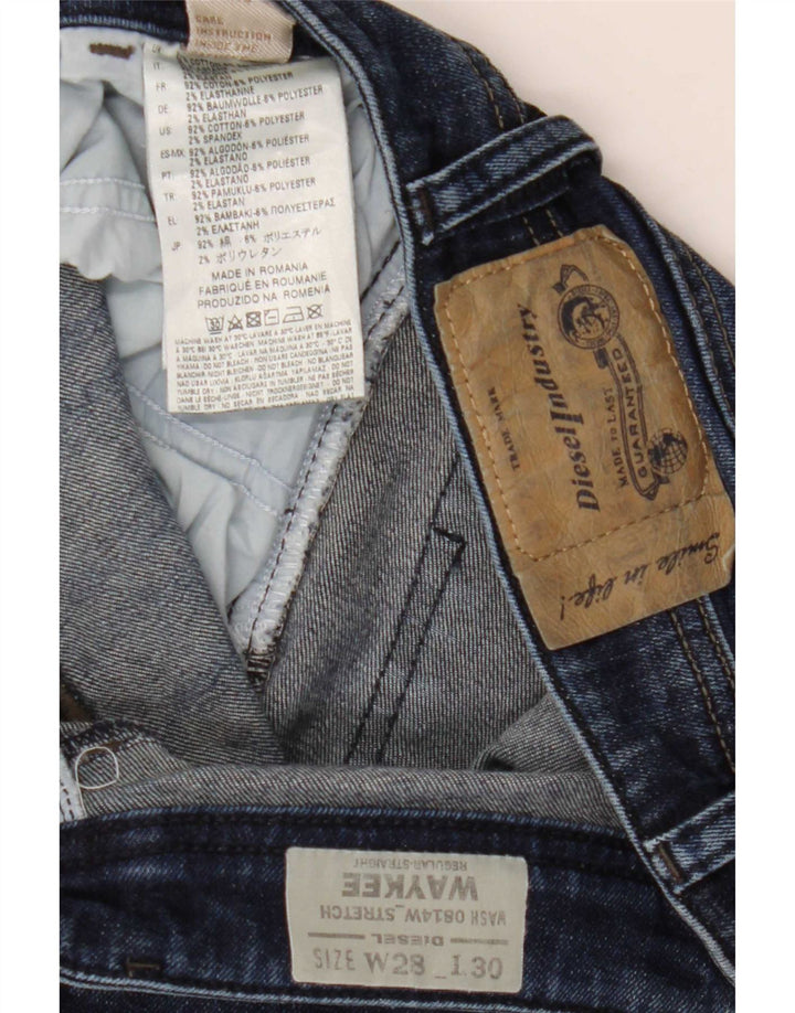 Diesel γυναικείο Waykee Regular Straight Jeans W28 L30 Μπλε βαμβακερό