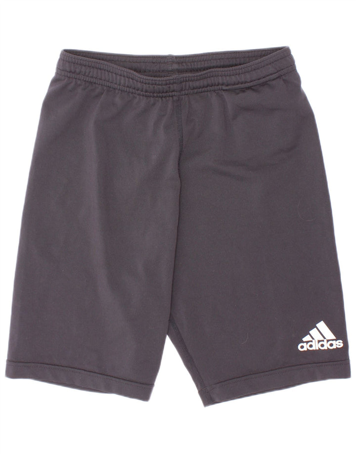 Adidas Boys Sport Short 10-11 Years Grey Polyester