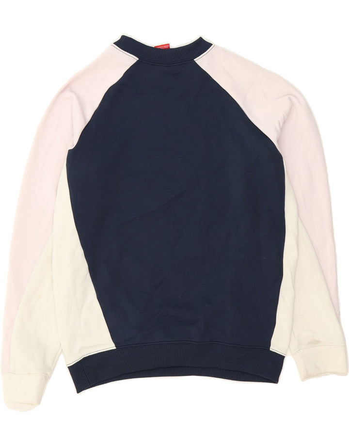 NIKE Mens Graphic Sweatshirt Jumper XS Multicoloured Colourblock Polyester Vintage Nike and Second-Hand Nike from Messina Hembry 