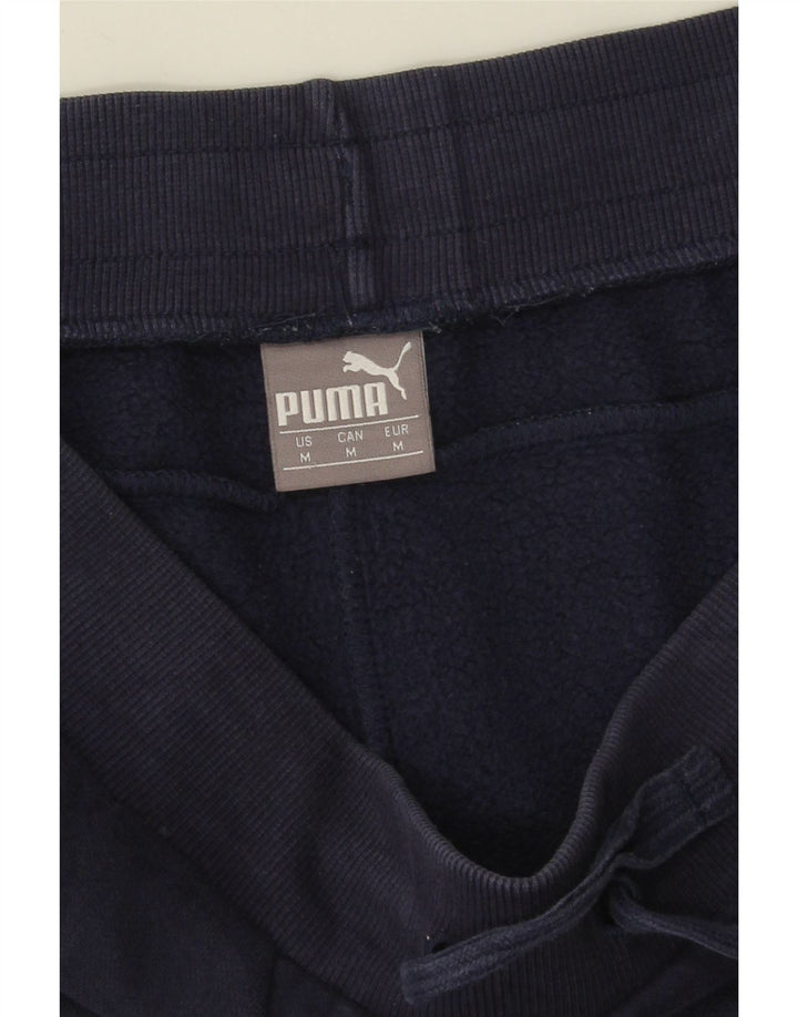 Ανδρική φόρμα γραφικής Puma Παντελόνι Joggers Medium Navy Blue Βαμβακερό