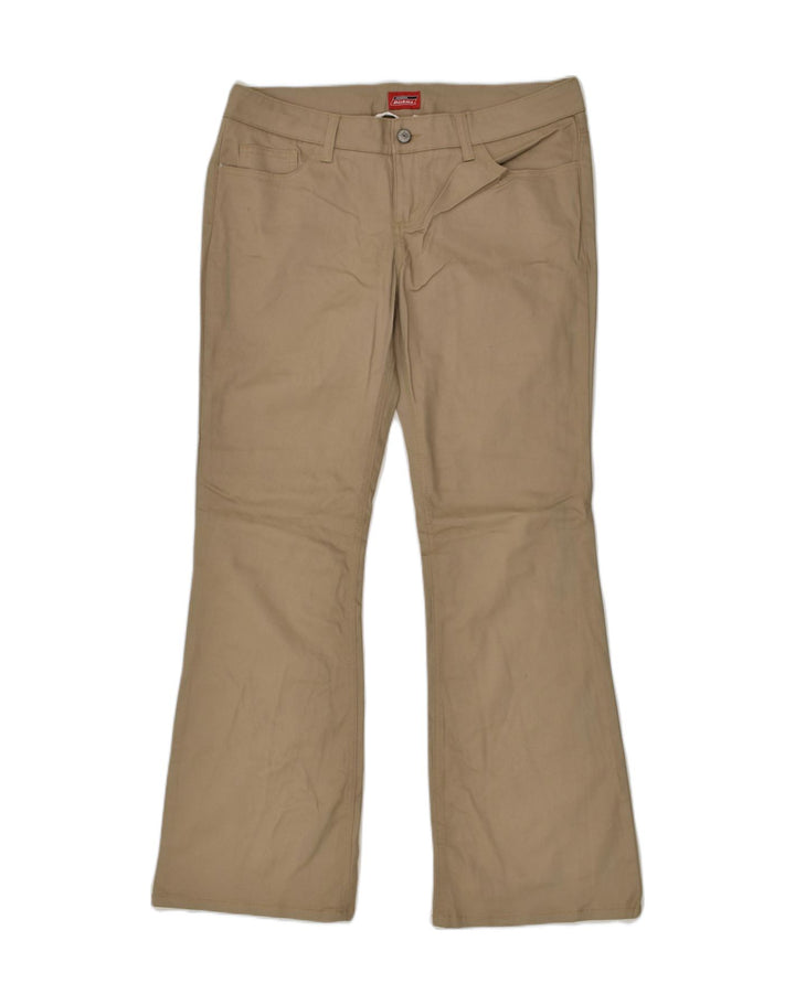 DICKIES Womens Bootcut Casual Trousers US 15 XL W34 L31 Brown Cotton | Vintage Dickies | Thrift | Second-Hand Dickies | Used Clothing | Messina Hembry 