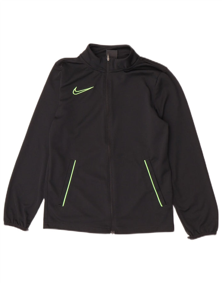 Μπουφάν Nike Boys αθλητική φόρμα 10-11 ετών μεσαίο μαύρο πολυεστέρα