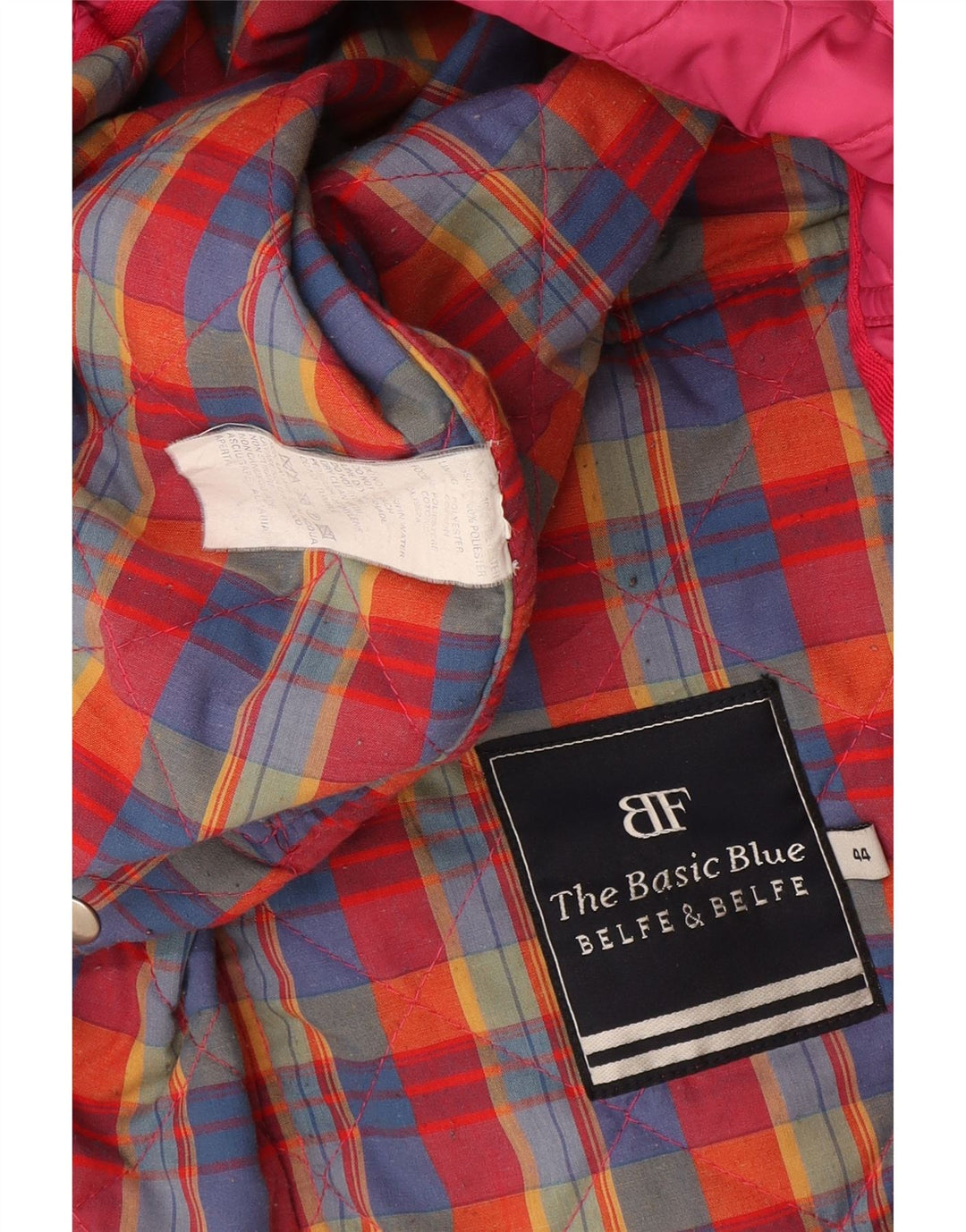 Γυναικείο καπιτονέ παλτό Oversized Belfe & Belfe IT 44 Medium Pink Polyester