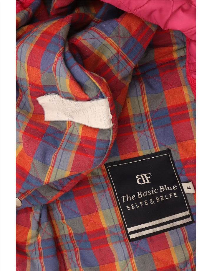 Γυναικείο καπιτονέ παλτό Oversized Belfe & Belfe IT 44 Medium Pink Polyester