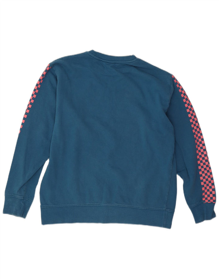 Ανδρικό γραφικό φούτερ Vans Jumper Μεσαίο μπλε βαμβακερό