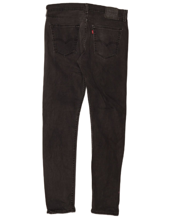 Levi's Mens 512 Slim Tapered Jeans W33 L34 Γκρι βαμβακερό