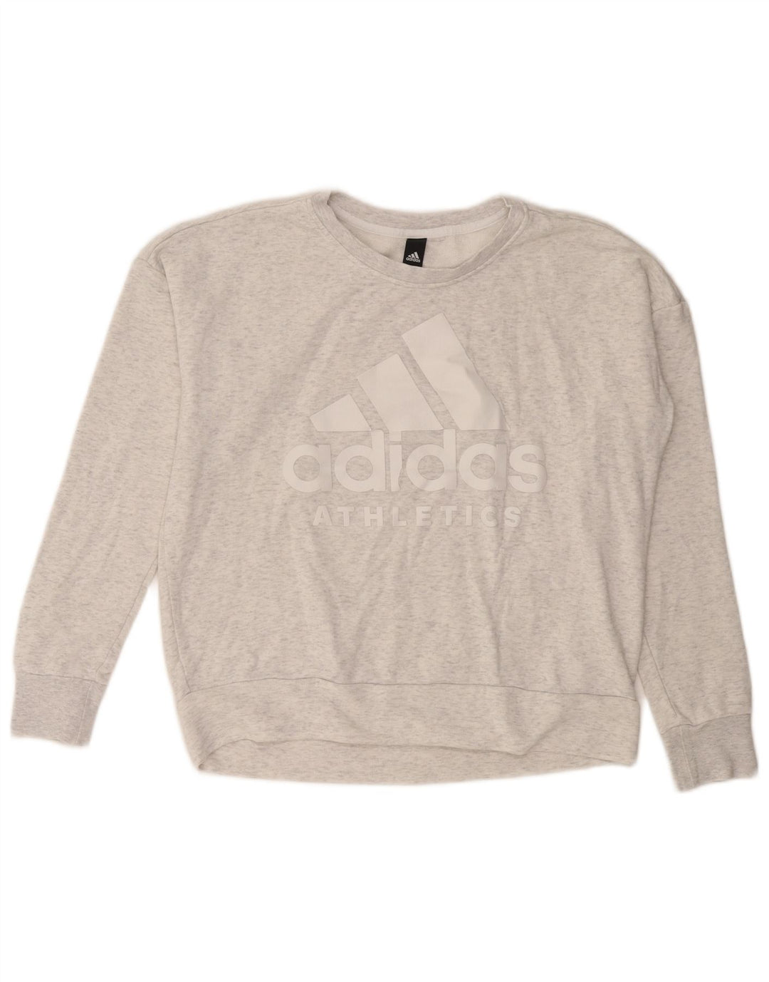 Γυναικείο γραφικό φούτερ ADIDAS Jumper UK 16 Large Grey