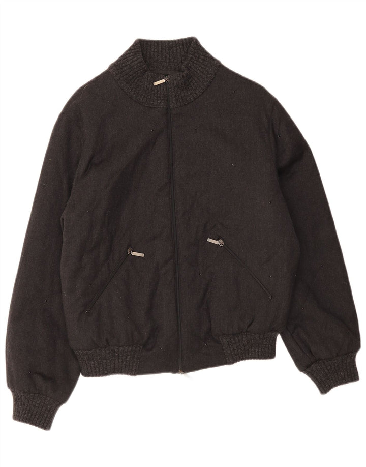 Giorgio Grati Γυναικείο Μπουφάν Bomber IT 40 Small Black Wool