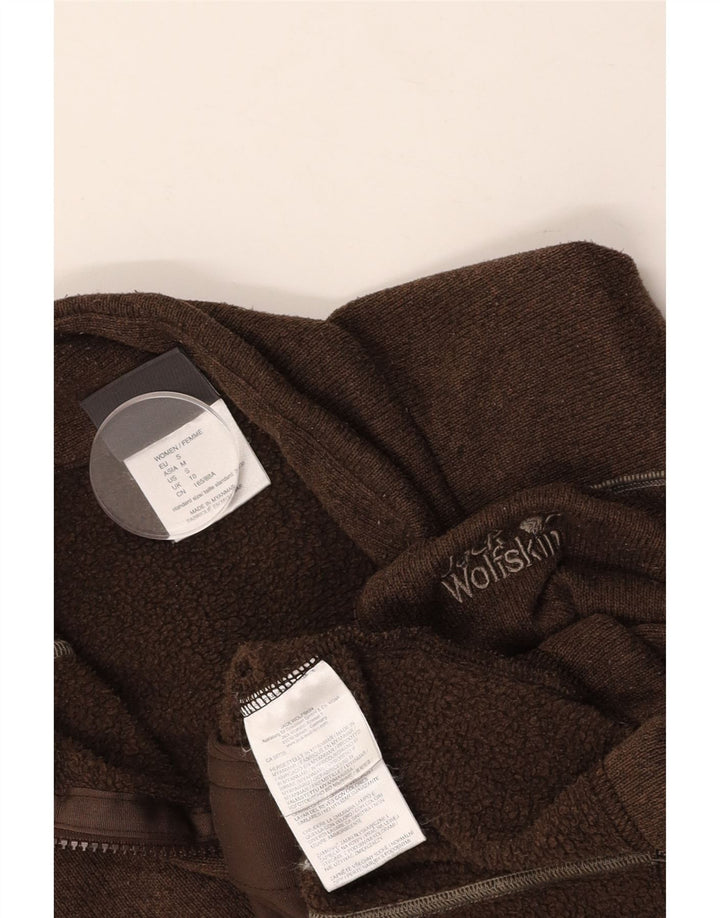 Γυναικεία αθλητική φόρμα JACK WOLFSKIN Top Jacket UK 10 Small Brown Polyester