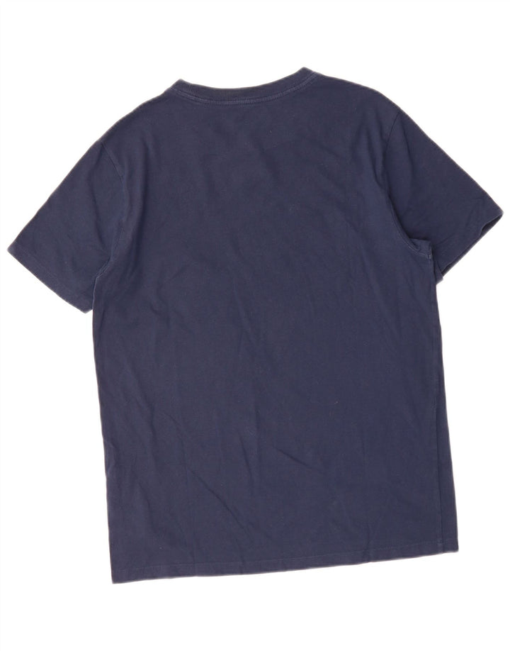 Γυναικείο γραφικό μπλουζάκι Levi's Standard Top UK 14 Medium Navy Blue Cotton