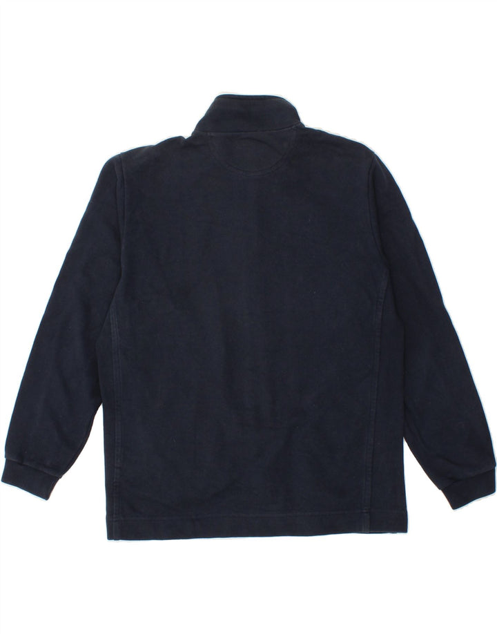 CHAMPION Womens Tracksuit Top Jacket UK 14 Medium Navy Blue Cotton Vintage Champion and Second-Hand Champion from Messina Hembry 
