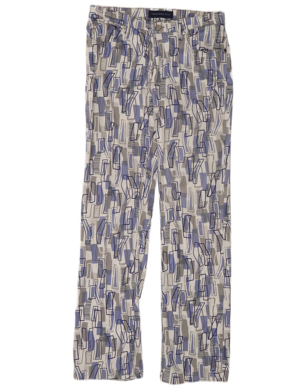 Ανδρικό ίσιο casual παντελόνι Trussardi W29 L32 Πολύχρωμο Γεωμετρικό