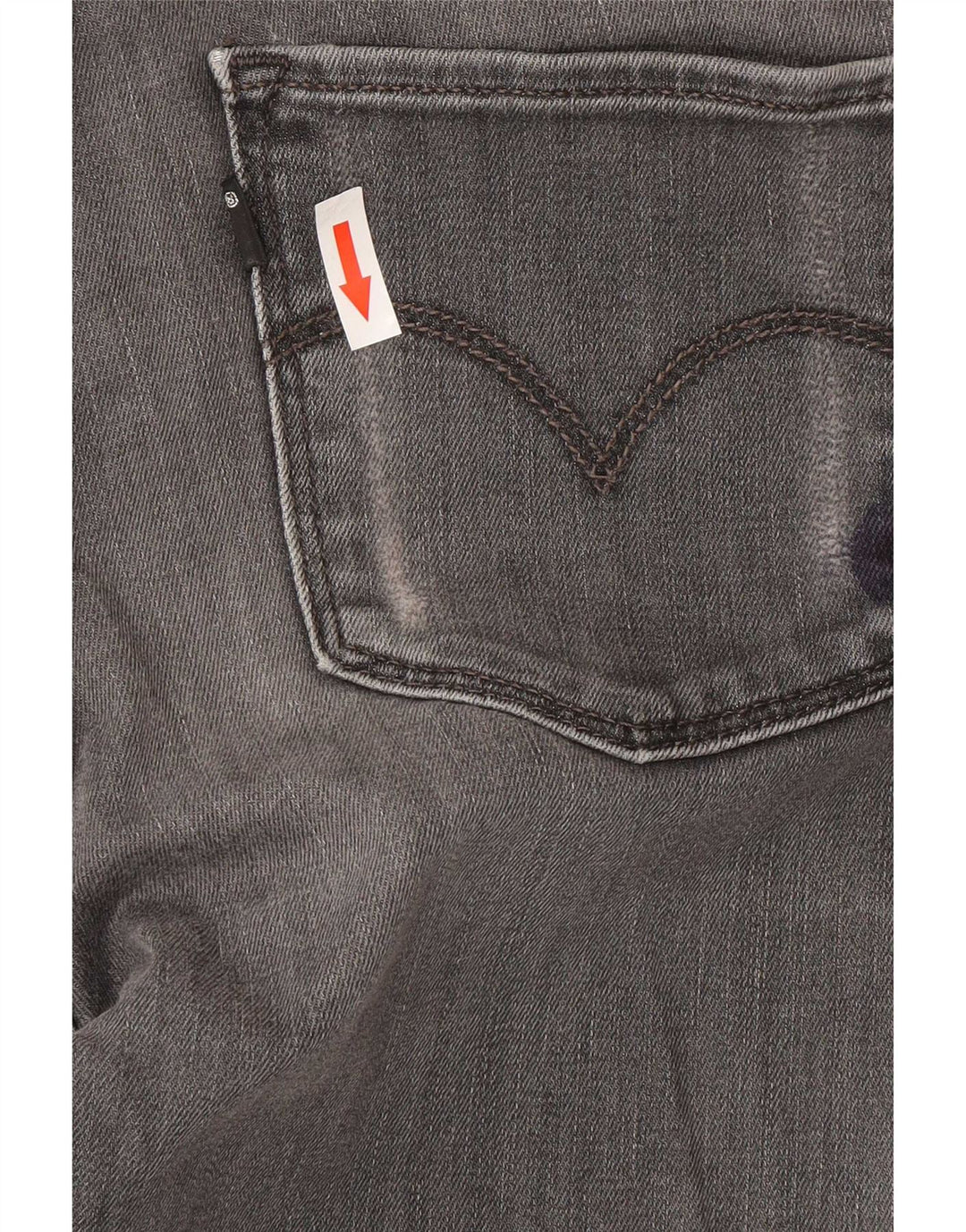 Γυναικείο Skinny Jeans Levi's W26 L34 Γκρι βαμβακερό