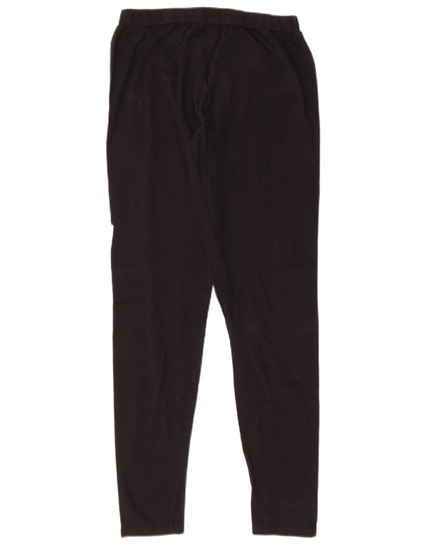 ELLESSE Γυναικείο Γραφικό Κολάν UK 12 Μεσαίο Μαύρο Βαμβακερό