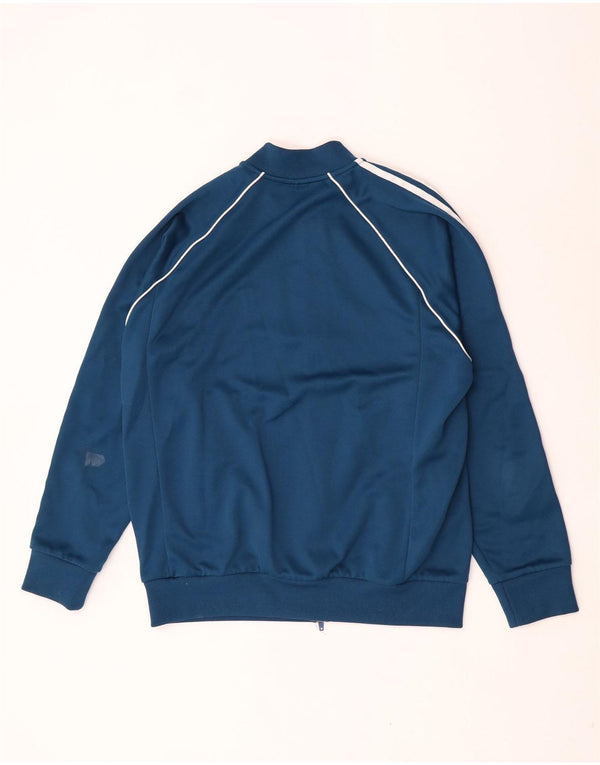 Ανδρική ρετρό αθλητική φόρμα Adidas Top Jacket XL Blue Polyester Sports