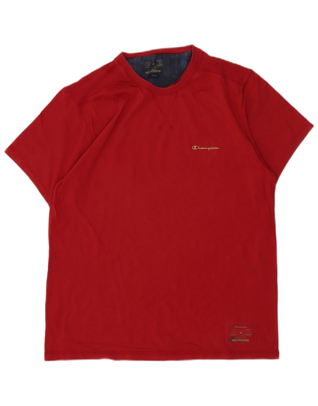 Ανδρικό T-Shirt Champion Top μεγάλο κόκκινο βαμβακερό