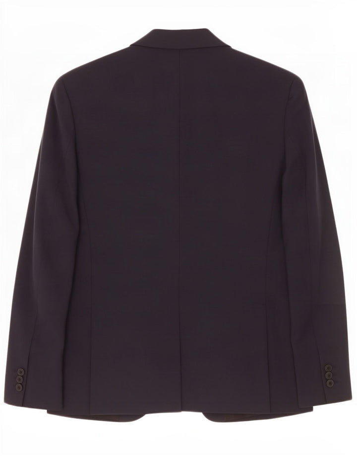 Zara Ανδρικό μπουφάν μπλέιζερ με 1 κουμπί EU 50 Medium Navy Blue Polyester